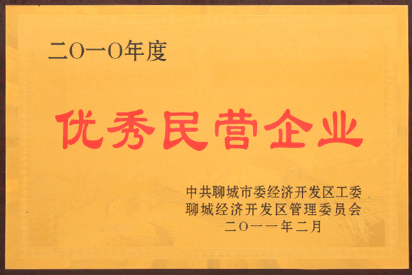 優(yōu)秀民營企業(yè)